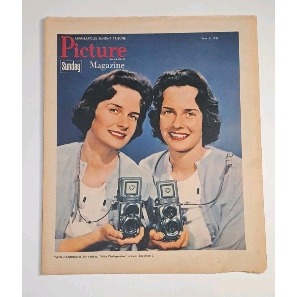 Picture Magazine Minneapolis Sunday Tribune 6/8/58 Elaine Stewart